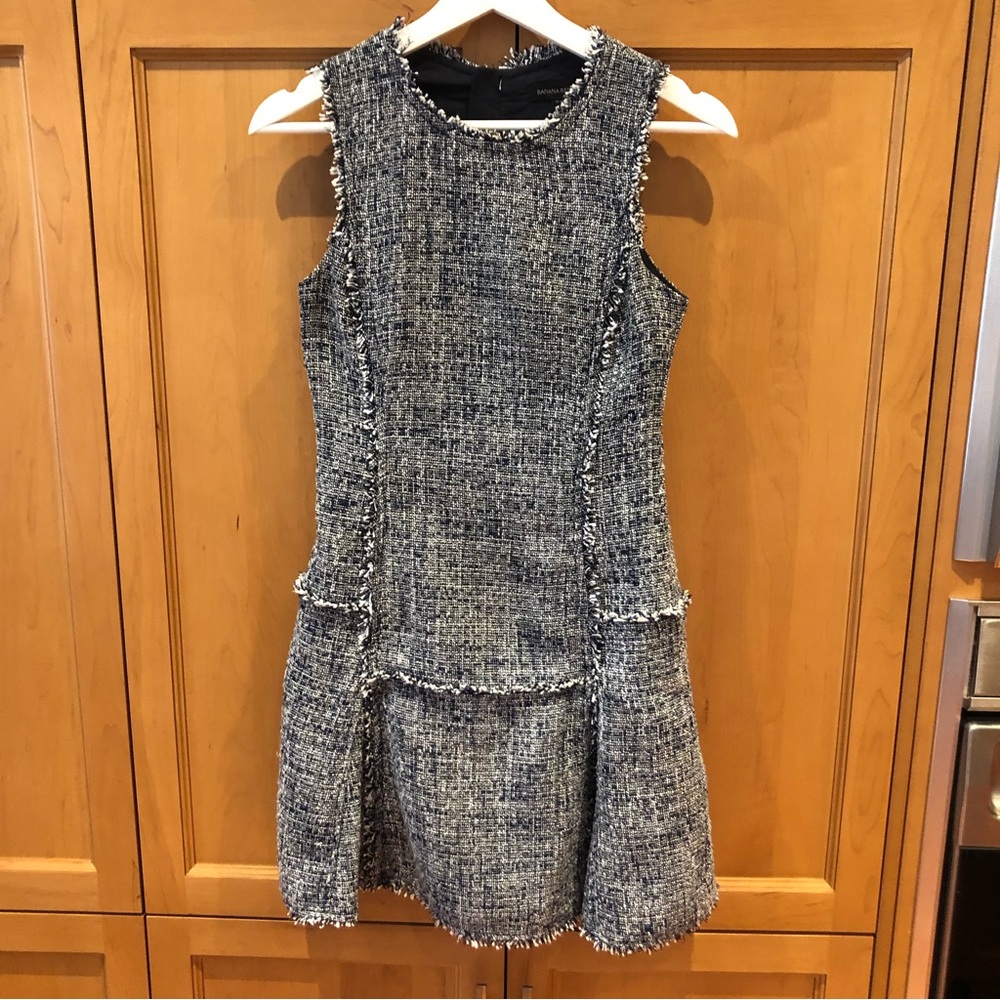 Club Monaco sleeveless tweed dress